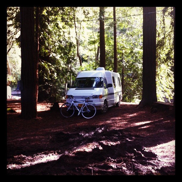 The RV in Big Sur