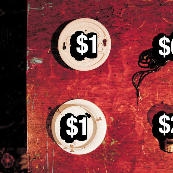 Upcycled Lamp Disassembly